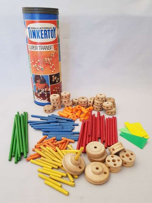 ORIGINAL 1960'S TINKERTOY CONSTRUCTION SET NO 146