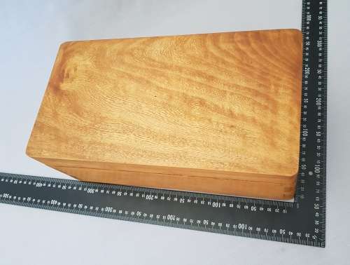 Vintage Hardwood Box with Dovetail Corners