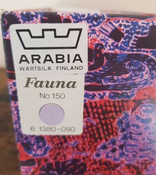 Mid-Century Modern Arabia (Nuutajarvi Notsho, Finland) Lilac "Fauna" No 150  Bowls Set