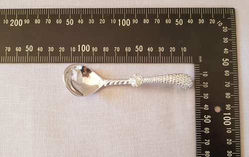 JENNA CLIFFORD - "Encrusted Rose" Sugar Spoon by Jenna Clifford