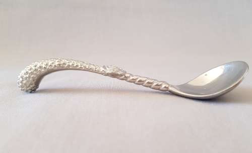 JENNA CLIFFORD - "Encrusted Rose" Sugar Spoon by Jenna Clifford