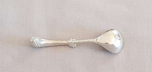 JENNA CLIFFORD - "Encrusted Rose" Sugar Spoon by Jenna Clifford