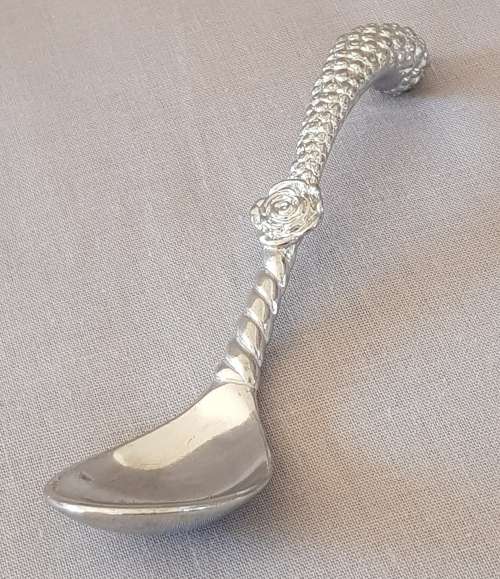 JENNA CLIFFORD - "Encrusted Rose" Sugar Spoon by Jenna Clifford