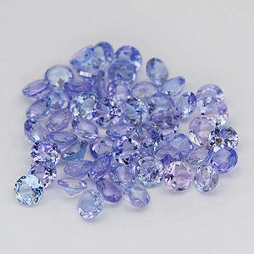 Gorgeous tanzanite Rounds!  1.5-2.0 mm ,  Vs1 ,   Violet, Purple Blue,  50 available.