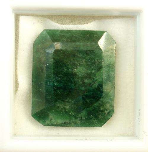 100% NATURAL ZAMBIAN EMERALD!  MUSEUM SIZE!  17.200 CTS !