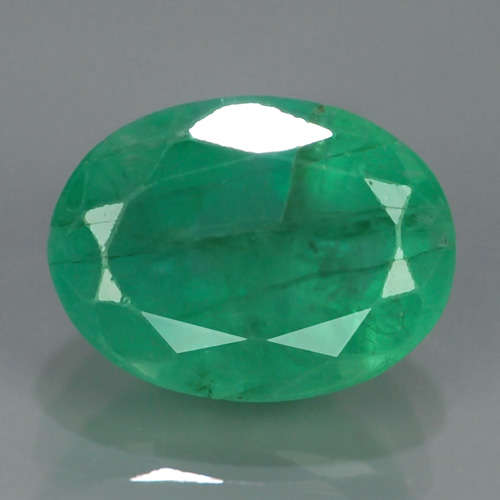 100% NATURAL !!  AA+ TOP VIVID GREEN ZAMBIAN EMERALD! 4.940CTS  !