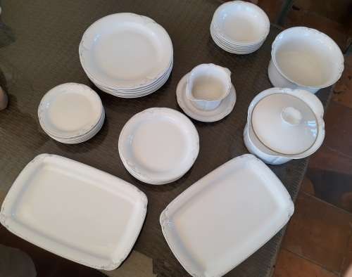 ARZBERG GERMAN DINNER SET FOR 6Design "Floralis"