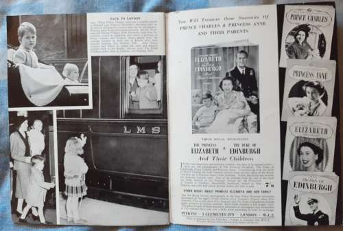 British Royals: 4 books/ booklets from Queen Elizabeth II`s younger days