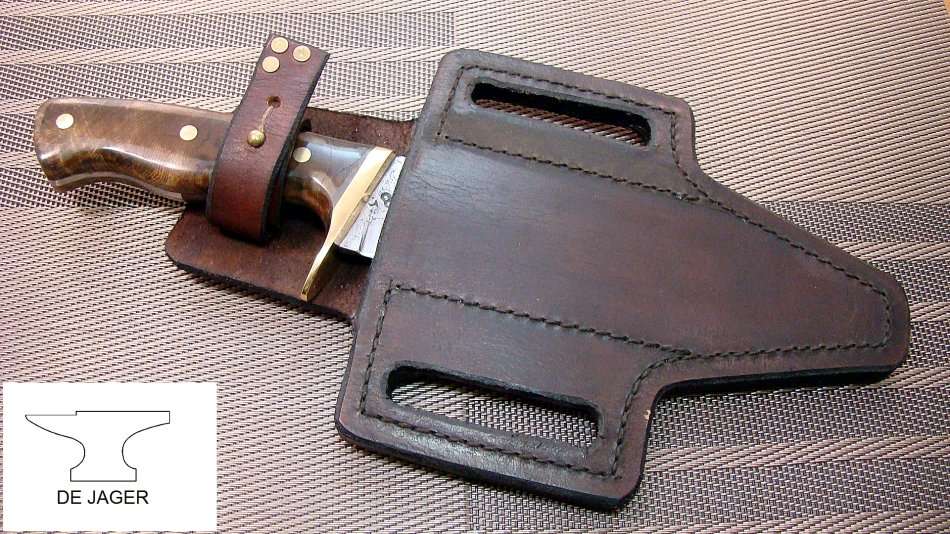 Handmade Knife , Plough Disc , sandveld burl handle