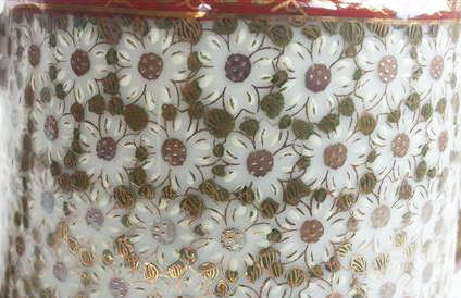 1920s JAPANESE KUTANI, MEIJI ERA PLATE ....MORIAGE FLOWERS, EGG SHELL PORCELAIN