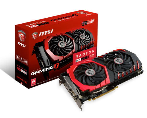 MSI Radeon RX 480 GAMING X 8G (Used for a few months no box just the card)