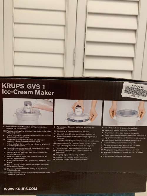 Brand new - Krups IceCream maker GVS 1