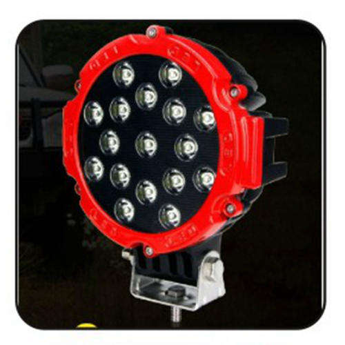 Super Bright LED Work light LDWL-003E  6.3" (160mm*86mm*202mmm), 51W, 4080 lumens, RED Housing