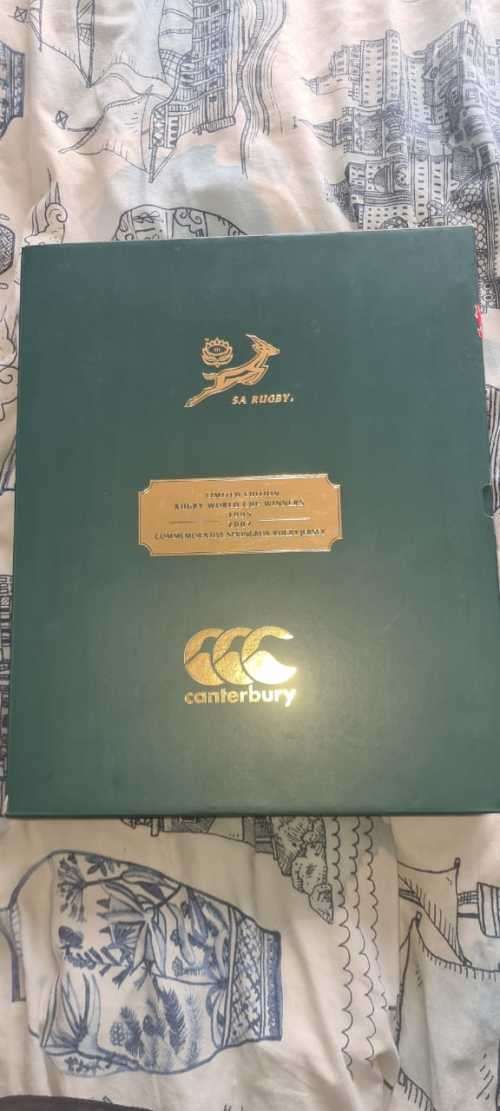 1906 to 2006 springbok rugby jersey