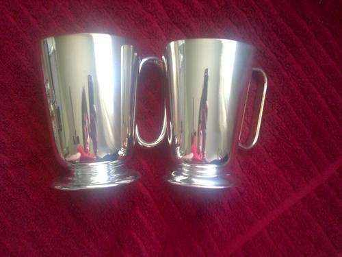 2 Silver EPNS mugs