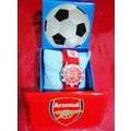 * Arsenal Football Club Memos Sports Watch And Branded Wallet *