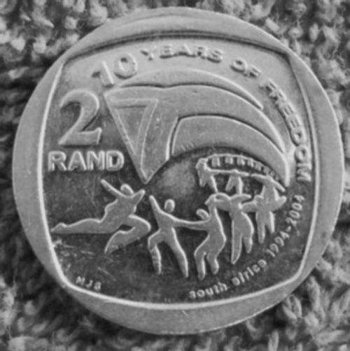 *****10 YEARS OF FREEDOM R2 COINS !! ****STILL IN GREAT CONDITION!!!! one bid for two coins