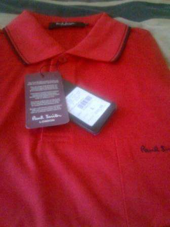 ** PAUL SMITH T-SHIRTS FOR MEN ** SIZES SMALL, MEDIUM, LARGE & XTRA LARGE ** FROM R1 !!!