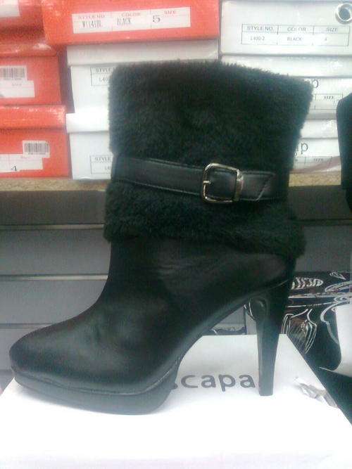 **R1250 ** STYLISH SOTTO DESIGNER  MID CALF FUR   BOOTS**  SIZES 4-7 ** ONLY FROM DOCTORNERO!!!