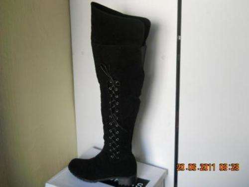 CLEARANCE SALE!! R199!!** STYLISH NALIOSI THIGH HIGH SUEDE  BOOTS**  SIZES 4-8 **