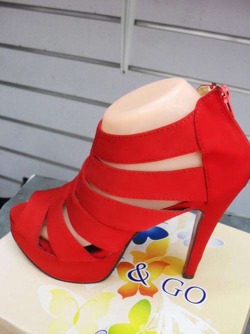 !!!!! NEW !!!!  High Heel Back Zipper Peep-Toe Sandals   !!  SIZES 3-8 ** !!!