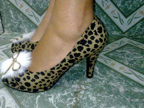 STYLISH LEOPARD PRINT HEELS !!!  SIZES 3-6 ** ONLY FROM DOCTORNERO!!!