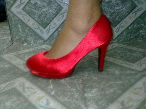 !!!!! LATEST ARRIVALS !!! STYLISH RED PLATFORMS **  SIZES 3-7 ** ONLY FROM DOCTORNERO!!!