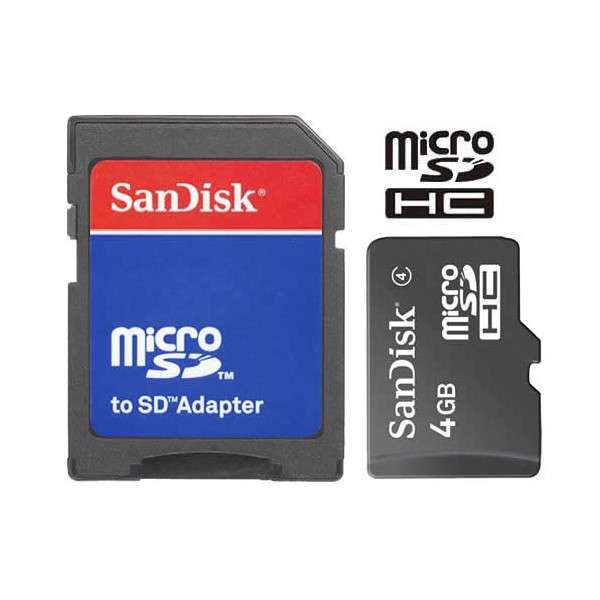 !! HOT AUCTION !! !!  !!! ORIGINAL SAN DISK 4 GB MICRO SD MEMORY CARDS !