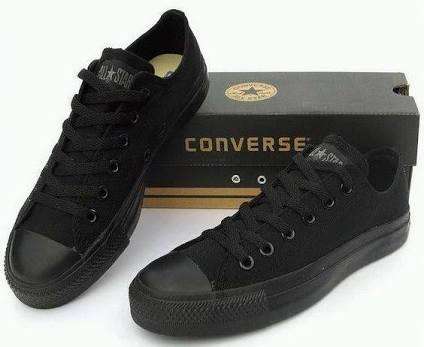 Converse All Star Black Mono Lo