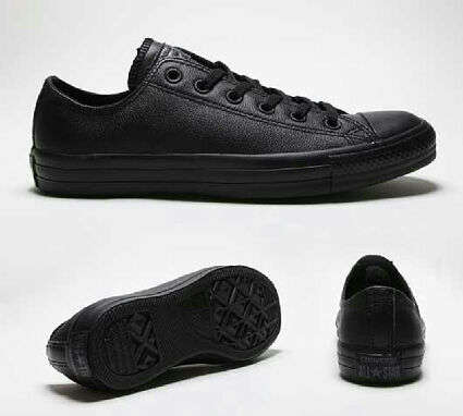 CONVERSE ALL STAR BLACK MONO LEATHER