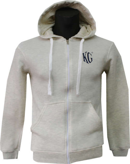 KG COUTURE COLLECTION ORIGNAL SLIM FIT HOODY CREAM COLOUR SIZE LARGE!!!!!MARKET VALUE R599.99