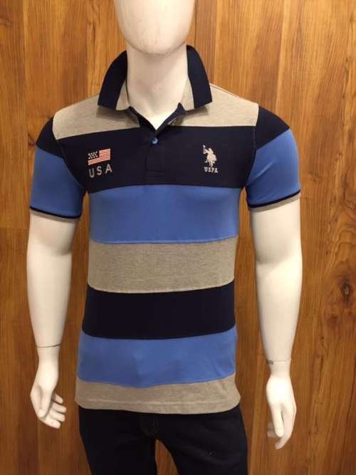 US POLO ASSN PIQUE GOLFER SLIM FIT SIZE MEDIUM!!!!!!!!!! MARKET PRICE R999.99