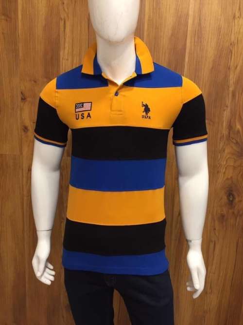 US POLO ASSN PIQUE GOLFER SLIM FIT SIZE LARGE!!!!!!!!!! MARKET PRICE R999.99