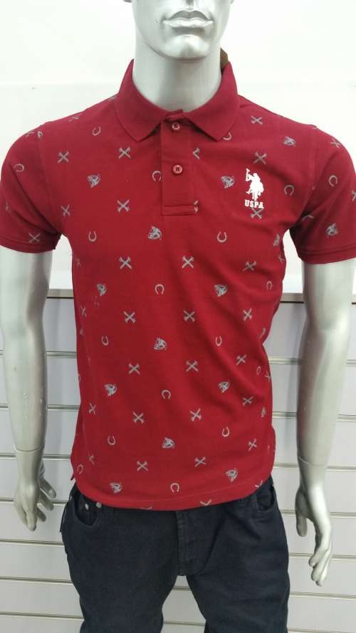 US POLO ASSN PIQUE GOLFER SLIM FIT SIZE EXTRA LARGE!!!!!!!!!! MARKET PRICE R999.99