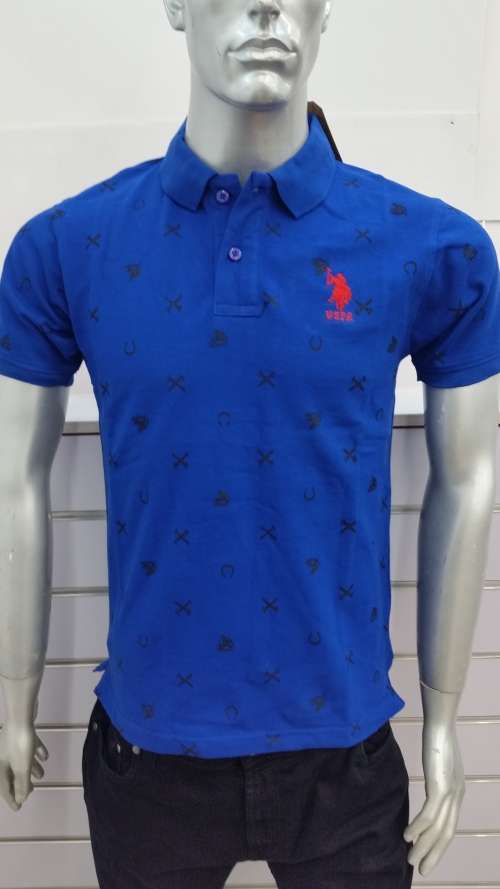 US POLO ASSN PIQUE GOLFER SLIM FIT SIZE LARGE!!!!!!!!!! MARKET PRICE R999.99