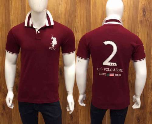 US POLO ASSN PIQUE GOLFER SLIM FIT SIZE LARGE!!!!!!!!!! MARKET PRICE R999.99