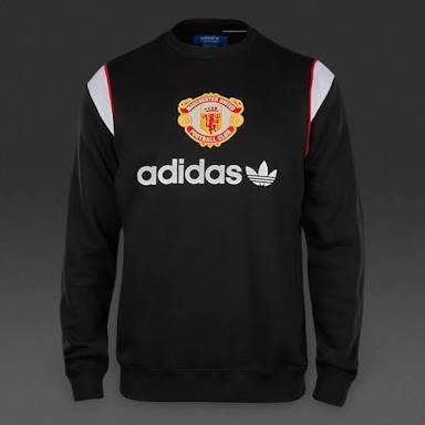ADIDAS ORIGNAL OFFICIAL MANCHESTER UTD CREW TOP SIZE MEDIUM !!!!!MARKET VALUE R1499.99