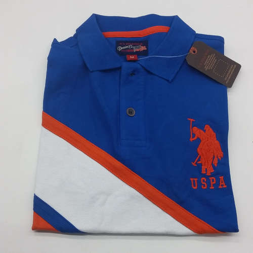 US POLO ASSN PIQUE GOLFER SLIM FIT SIZE 2XL!!!!!!!!!! MARKET PRICE R999.99