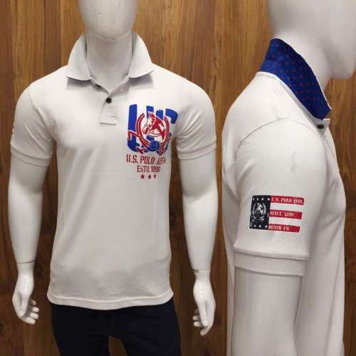 US POLO ASSN PIQUE GOLFER SLIM FIT SIZE LARGE!!!!!!!!!! MARKET PRICE R999.99