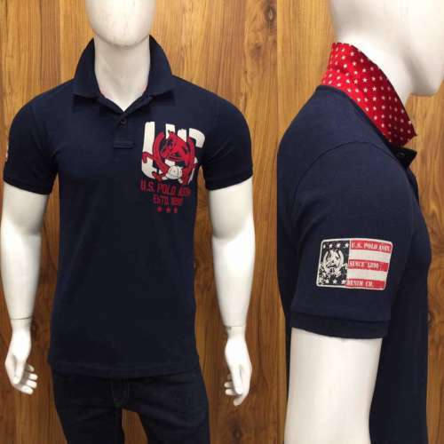 US POLO ASSN PIQUE GOLFER SLIM FIT SIZE MEDIUM!!!!!!!!!! MARKET PRICE R999.99