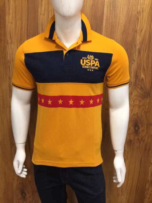 US POLO ASSN PIQUE GOLFER SLIM FIT SIZE LARGE!!!!!!!!!! MARKET PRICE R999.99