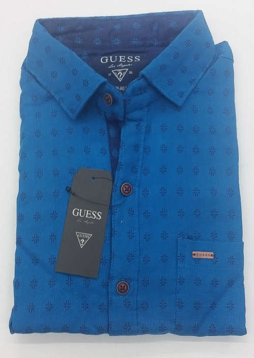 GUESS ORIGNAL L/S PREMIUM SHIRT SLIM FIT SIZE EXTRA LARGE !!!!!! SMALL CUT