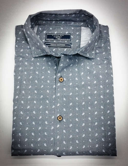 Z A R A  ORIGNAL L/S COTTON SHIRT SLIM FIT SIZE 2XL !!!!!! FACTORY OVER RUNS- SUPER SLIM