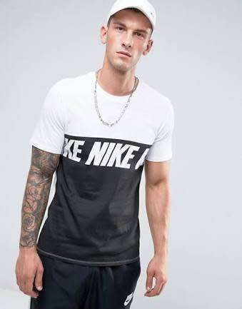 NIKE ORIGNAL CONTRAST TEE FOR MEN SIZE LARGE !!!!MARKET VALUE R699.99