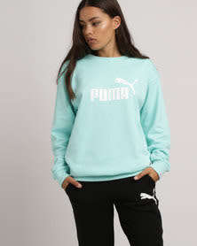 PUMA ORIGNAL ESS LOGO CREW FOR WOMEN SIZE LARGE !!!!!! MARKET VALUE R1299.99