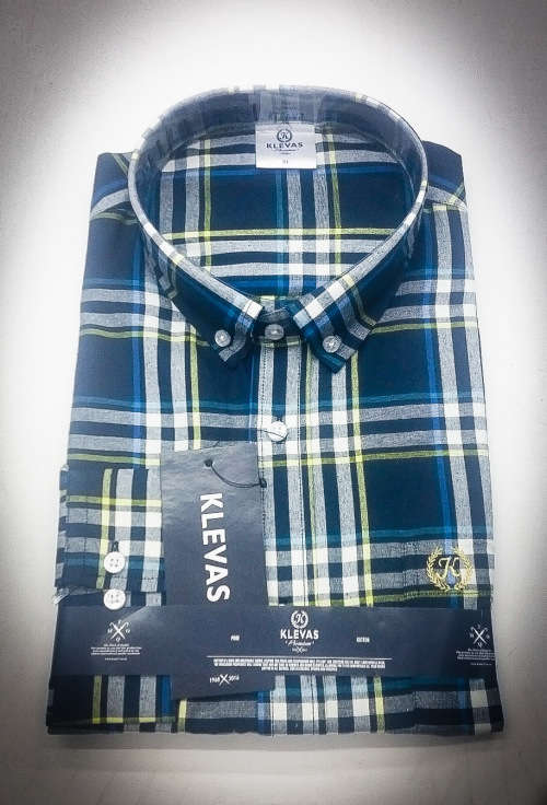 KLEVAS ORIGNAL L/S SHIRT FOR MEN SIZE XL !!!!!!!! MARKET VALUE R699.99