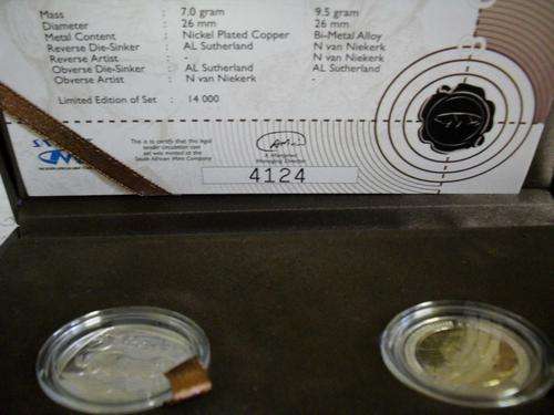 WOW!                     4xNelson Mandela Commemorative R5 Coin Sets!             Still SEALED!!!!!!