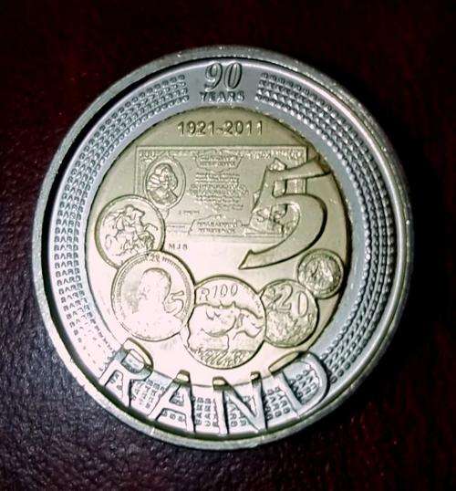 Sealed Bags Of 20 ea               2011 SARB R5 Coins!!!              BID NOW!!!