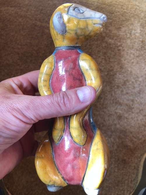 Two Very Much In Love Raku Meerkats