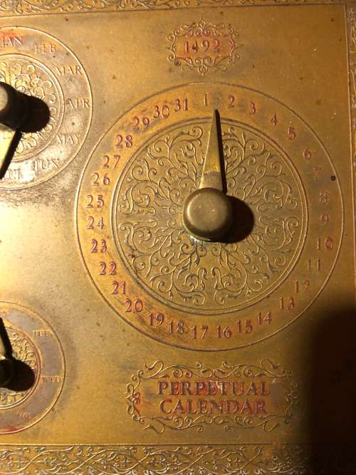 Beautiful old Perpetual Calender